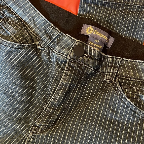 Democracy Ab Solution pinstripe jeans - Picture 2 of 3